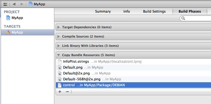 Copy Bundle Resources Build Phase Copy Bundle Resources Build Phase